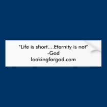 Life Products bumper stickers