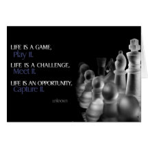 Life Success Inspirational Greeting Note Card