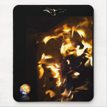 Life Tragedy and peace Mousepads