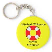 Life Vest Attachment-Name-Swim Skill Key Chains