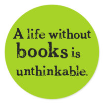 Life Without Books Stickers