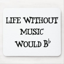 Life Without Music Mouse Mat