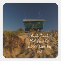 lifeguard address label sticker