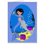 Lifen the Mermaid and Dolphin Card