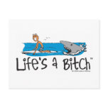 Life's A Bitch - Shark Postcard