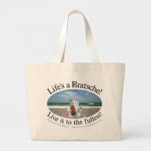 Life's a Bratsche Canvas Bags