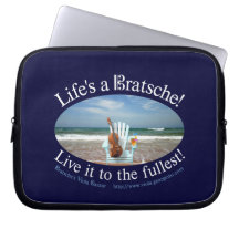 Life's a Bratsche! Laptop Computer Sleeves