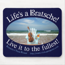 Life's a Bratsche Mousepads
