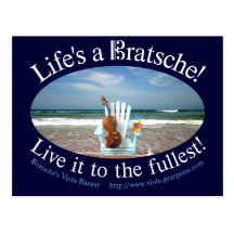 Life's a Bratsche Postcards
