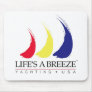 Life's a Breeze®_Paint-The-Wind_Yachting USA Mouse Pad
