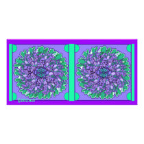 "LIFE'S A WHIRLWIND" ART CARD PHOTO CARD TEMPLATE
