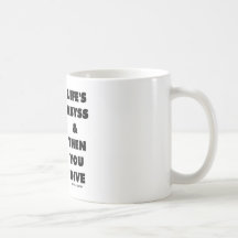 Life's Abyss And Then You Dive (Pelagic Zone) Coffee Mug
