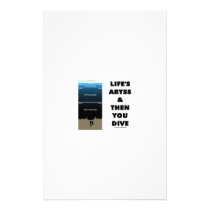 Life's Abyss And Then You Dive (Pelagic Zone) stationery