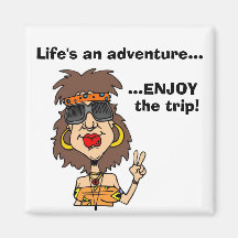 Life's an adventure... fridge magnet