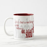 'Life's but a Walking Shadow' Shakespeare Mug