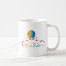Lifes Stitch Coffee Mugs