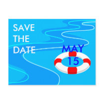 Lifesaver Save The Date Postcards