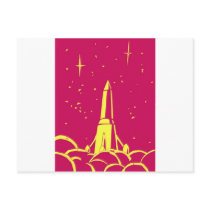 "Lift Off!" Postcard