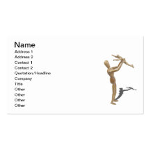 Lift Toddler While Playing Business Card Templates