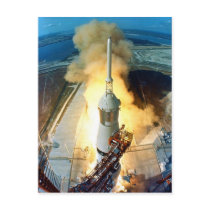 Liftoff of the Apollo 11 Saturn V Space Vehicle