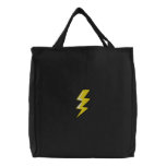 Lighning Bolt Tote embroidered bags
