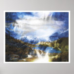 Light Abstract 13: Love's Abyss posters