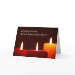 Light and Candle Easter(blank) Card