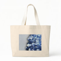 LIght and dark blue hydrangeas Tote Bag