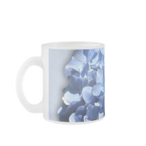 LIght and dark blue hydrangeas Coffee Mugs