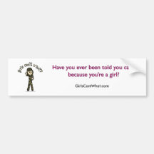 Light Army Woman Bumper Sticker