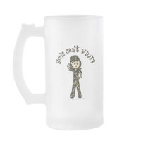 Light Army Woman Coffee Mugs