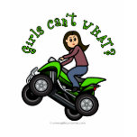 Light ATV | Four Wheeling Girl t-shirts