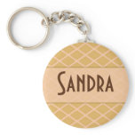light biege pattern template keychain