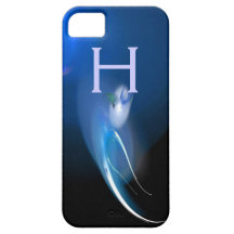 LIGHT BIRD IN BLUE MONOGRAM