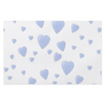Light Blue and White Love Hearts Pattern. Custom Flyer