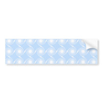 Light blue and white spiral pattern design. bumper sticker