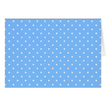 Light Blue and White. Star Pattern. Cards