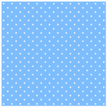 Light Blue and White. Star Pattern. Cut Outs