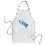 light blue BonyFish by FishTs.com Aprons