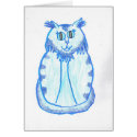 Light Blue Cat cards