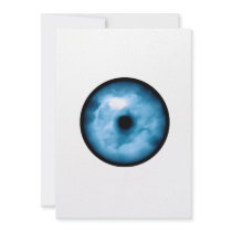 Light Blue cloudy eye graphic