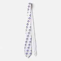 light blue fleur de lis