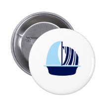 Light Blue Navy Sail Boat Pin