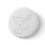 Light Blue Peace Dove buttons