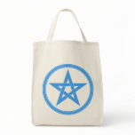 Light Blue Pentacle Pentagram bags