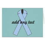 Light Blue Ribbon Products and Apparel Card