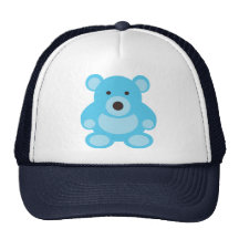 Light Blue Teddy Bear Hats