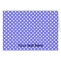 Light blue with white polka dots greeting cards
