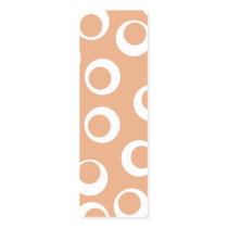 Light Brown and White Circles Pattern. Business Cards