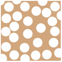 Light Brown and White Spot Pattern. Photo Sculptures